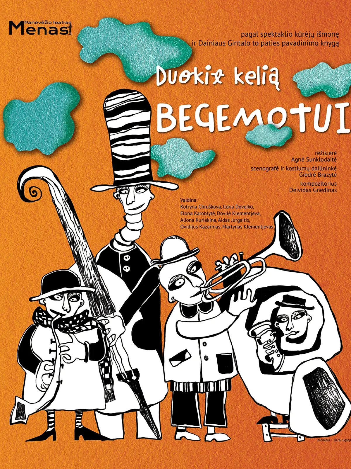 DUOKIT KELIĄ BEGEMOTUI